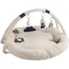 Image de Tapis D'éveil Sauthon Petit Coeur 89 X 49 X 89 Cm Blanc Coton Bio