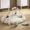 Image de Tapis déveil rond en bouclette coton bio - PETIT NUAGE