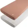 Image de Drap Housse Sauthon Petits Coeur 70x140 Rose Coton