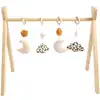 Image de Arche D'éveil Sauthon Bois 4 Jouets Marron Pin Massif