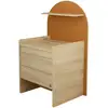 Image de Commode À Langer Sauthon Arche 100×168×78 Cm Chêne Sépia Panneaux Mélaminés