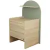 Image de Commode À Langer Évolutive Sauthon Arche Dispositif À Langer 3 Tiroirs Décor Chêne Sépia Panneaux Mélaminés