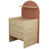 Image de Commode À Langer Sauthon Arche Décor Chêne Sépia 100×168×78 Cm Panneaux Mélaminés
