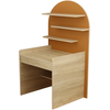 Image de Bureau Sauthon Arche 100×78×168 Cm Chêne Sépia Panneaux Mélaminés