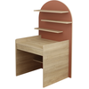 Image de Bureau Sauthon Arche 100x78x168 Cm Chêne Sépia Panneaux Mélaminés