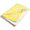 Image de Serviette Bébé Sauthon Pop 90 X 90 Cm Jaune Coton