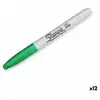 Image de Marqueur Permanent Sharpie Fine Point Vert (12 Unités)