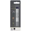 Image de Recharge Bille - PARKER - Quinkflow - Pointe Moyenne - Encre Noire - Blister X 2