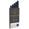 Image de Cartouches dencre - PARKER - Quink - 5 longues - Encre bleue - Format standard