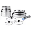 Image de Batterie de cuisine inox 10 pcs arthur martin 5540