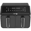 Image de Airfryer 8l Friteuse Sans Huile - 2 Cuves De 4l - 2200w - 8 Programmes - Noir