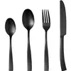 Image de Ménageres - Arthur Martin - Am5136 - 24 Pieces - Acier Inoxydable - Finition Noir