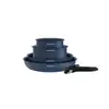 Image de Batterie de cuisine 5 pièces poignée amovible bleu arthur martin am8896 AABLO48818