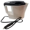 Image de Bouilloire électrique 24V - HTC EQUIPEMENTS - 1 litre- 250W - corps blanc et couvercle noir