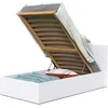 Image de Lit Coffre Et Sommier 90x190 Madrid - Blanc