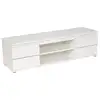 Image de Meuble tv 140cm 2 portes 1 niche como blanc