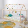 Image de Lit Cabane Et Sommier 70x140 Panda - Naturel