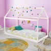 Image de Lit cabane - WEBER INDUSTRIES - Panda - 70x140 - Blanc - Design contemporain