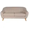 Image de Canapé Tissu Suvi 3 Places Coloris Beige