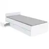 Image de Lit avec rangement 90x190 cm PACK 3 coloris blanc