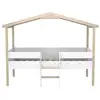 Image de Lit cabane piloti 90x190 + 1sommier