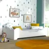Image de Lit 90x190 Sommier Inclus Nuage - Blanc