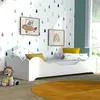 Image de Lit FLOCON 90x190 cm + sommier /Blanc