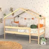 Image de Lit cabane MIKA 90x190 + sommier / Bois clair