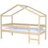 Image de Lit cabane mika 90x190 + sommier