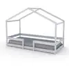 Image de Lit cabane indiana 90x190 + sommier