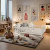 Image de Lit NINO 90x190 + 1 sommier + barrière / Blanc