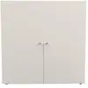 Image de Meuble de rangement sous pente 2 portes cali blanc - h. 100 x l. 100 x p. 51.8 cm