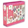 Image de Coffret de création de bijoux en plastique fou - SYCOMORE - Corail vert deau rose violet blanc