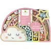 Image de Coffret Arc-en-ciel Perles En Bois Couleurs Pastels 15,2 X 17,8 X 5,1 Cm Sycomore