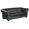 Image de Canapé chesterfield 3 places BRENTON 100% cuir de