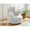 Image de Fauteuil Main Pivotant Catchy En Simili - Blanc