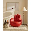 Image de Fauteuil main pivotant CATCHY en simili - Rouge