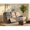 Image de Canapé 3 places relax en microfibre HERNANI - Gris