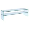 Image de Meuble TV STILEOS - 1 niche - Verre trempé