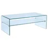 Image de Table basse - STILEOS - Double plateau - Verre trempé