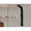 Image de Colonne de douche balnéo thermostatique à leds FELICITA - 20*165cm - Noir