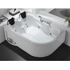 Image de Baignoire balnéo - 181 x 121 x 65 cm - Blanche - Angle gauche - 2 places - 385 L - RAFINA