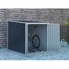 Image de Abri à vélo métal en acier galvanisé gris anthracite 28 m² pour 2 vélos - NIKI