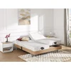 Image de Matelas de relaxation 80 x 200 cm mousse à mémoire de forme et coutil bambou ép.20cm - PARURE de NATUREA
