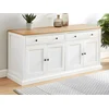 Image de Buffet HONFLEUR - 4 portes & 2 tiroirs - Pin blanc