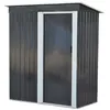 Image de Abri de jardin métal en acier galvanisé gris 139 m² - BIRON