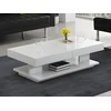 Image de Table basse ARAMIS avec rangements - MDF laqué blanc