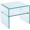Image de Table de chevet - 1 niche - Verre trempé - STILEOS