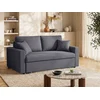 Image de Canapé 3 places convertible en tissu INIZOR - Anthracite