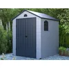 Image de Abri De Jardin En Résine Gris 3,65 M² Cesio